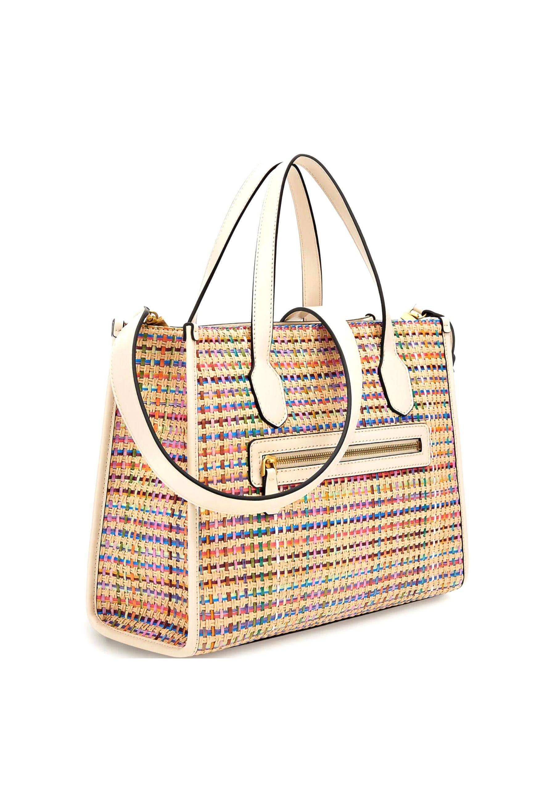 GUESS Silvana Borsa Corda Stone Multi Fantasia WX866522 - Sandrini Calzature e Abbigliamento