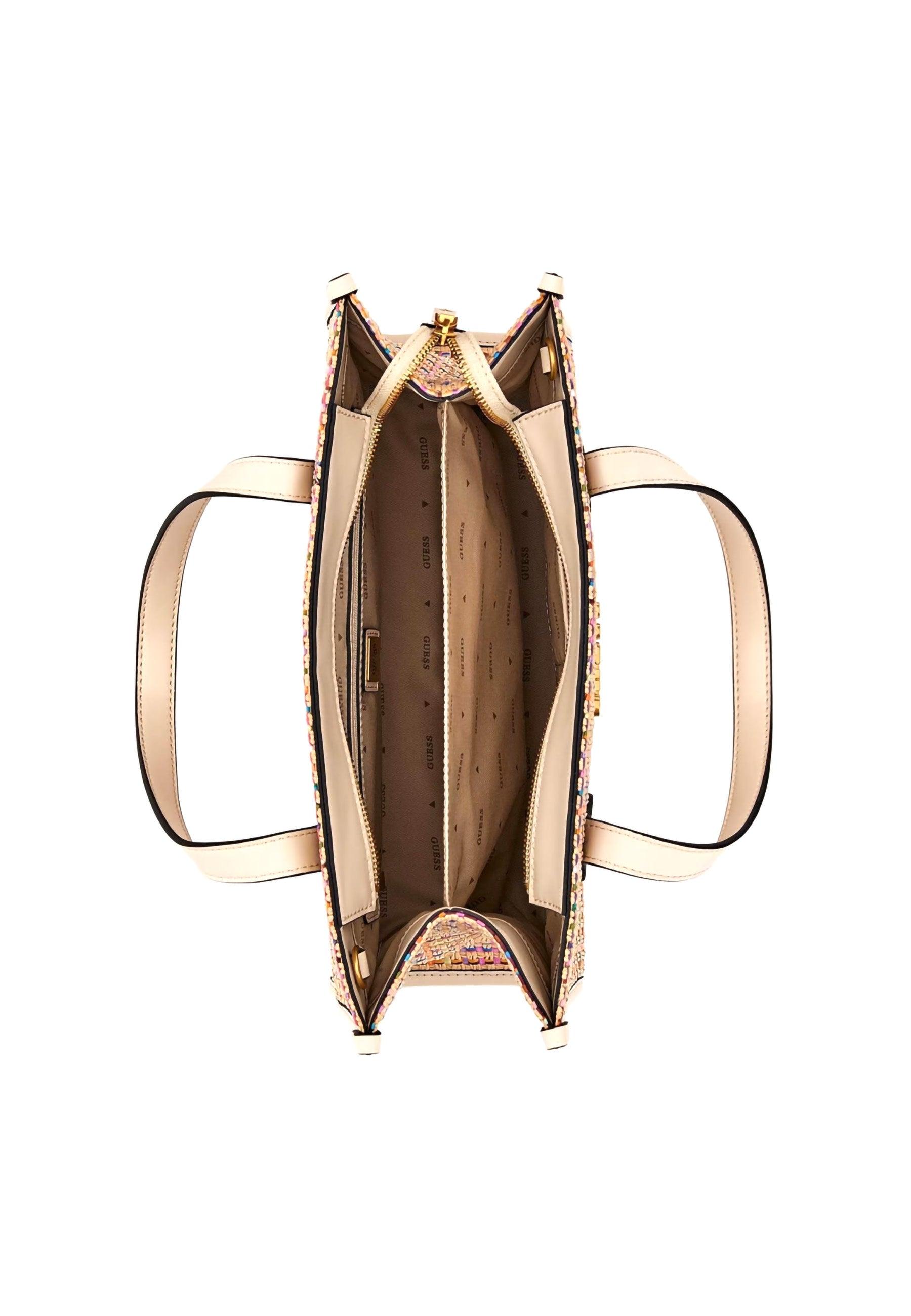 GUESS Silvana Borsa Corda Stone Multi Fantasia WX866522 - Sandrini Calzature e Abbigliamento