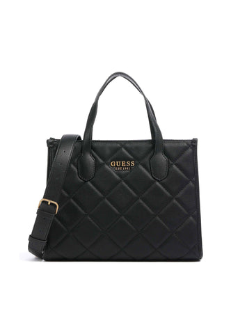 GUESS Silvana Borsa Tote Black QC866522 - Sandrini Calzature e Abbigliamento