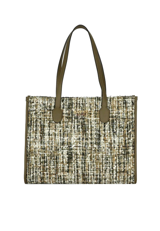 GUESS Silvana Borsa Tote Olive OT866523 - Sandrini Calzature e Abbigliamento