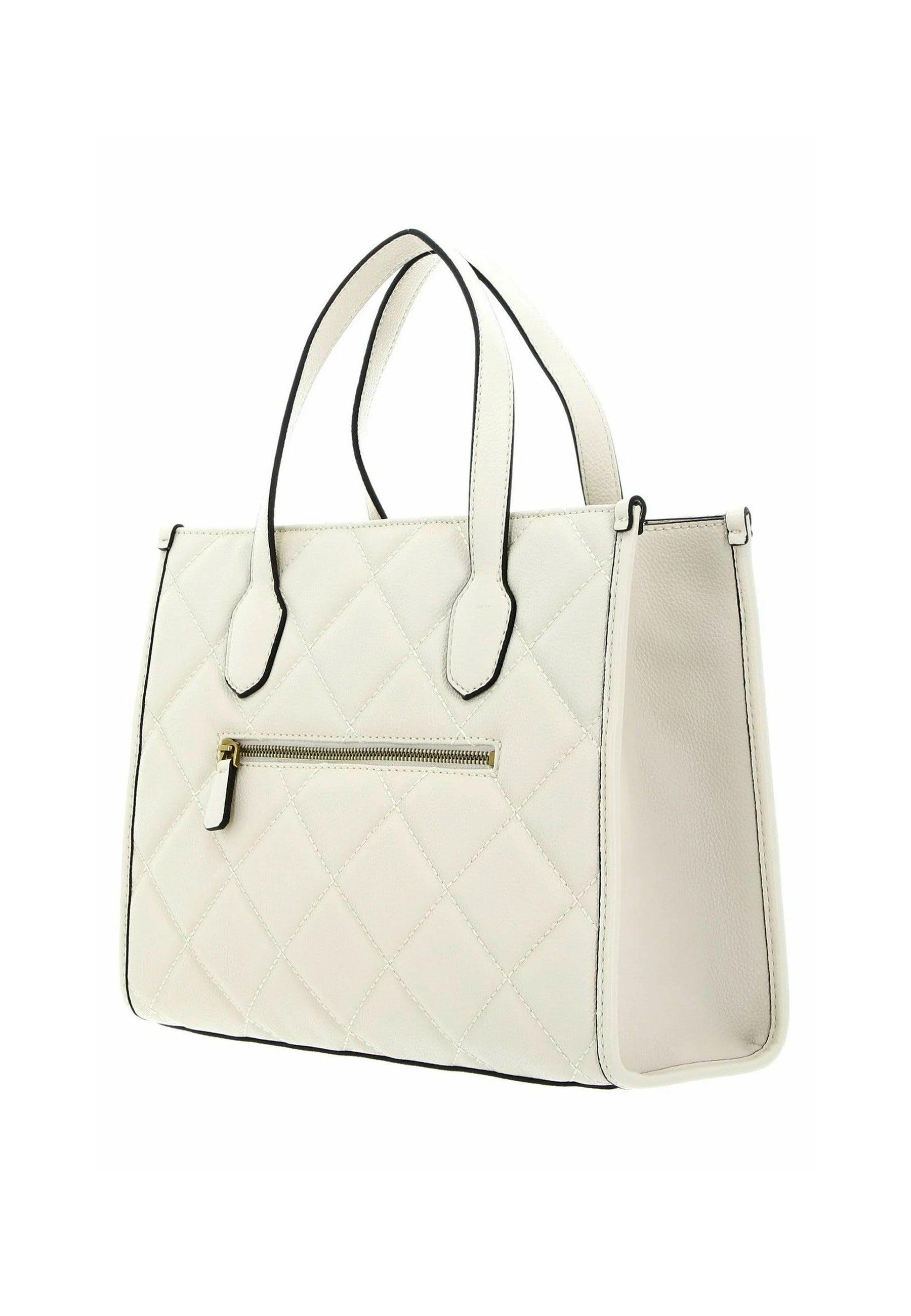 GUESS Silvana Borsa Tote Stone Bianco QC866522 - Sandrini Calzature e Abbigliamento