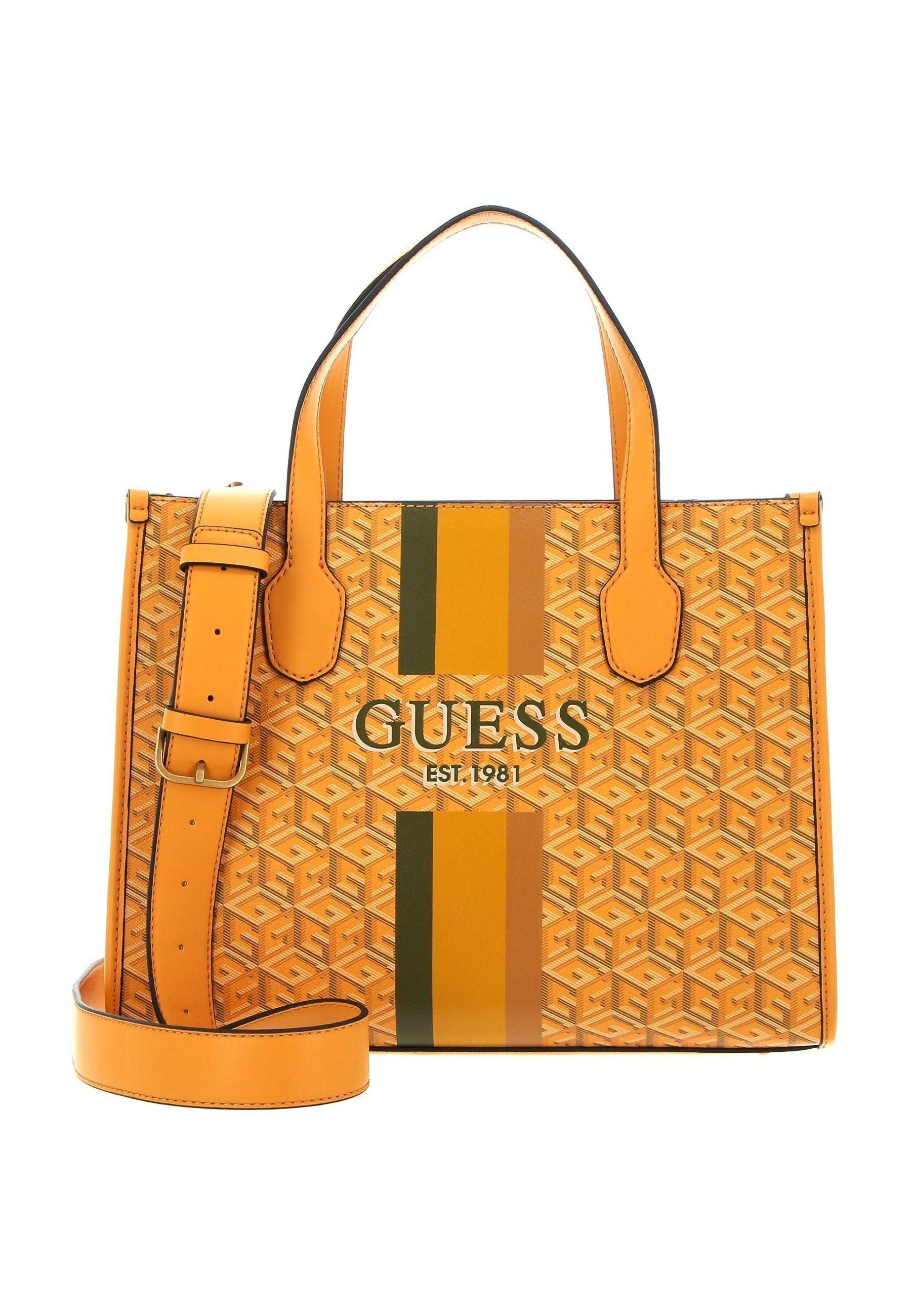 GUESS Silvana Borsa Tote Yellow Logo SC866522 - Sandrini Calzature e Abbigliamento