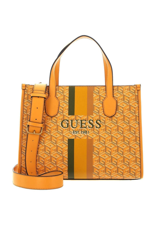 GUESS Silvana Borsa Tote Yellow Logo SC866522 - Sandrini Calzature e Abbigliamento