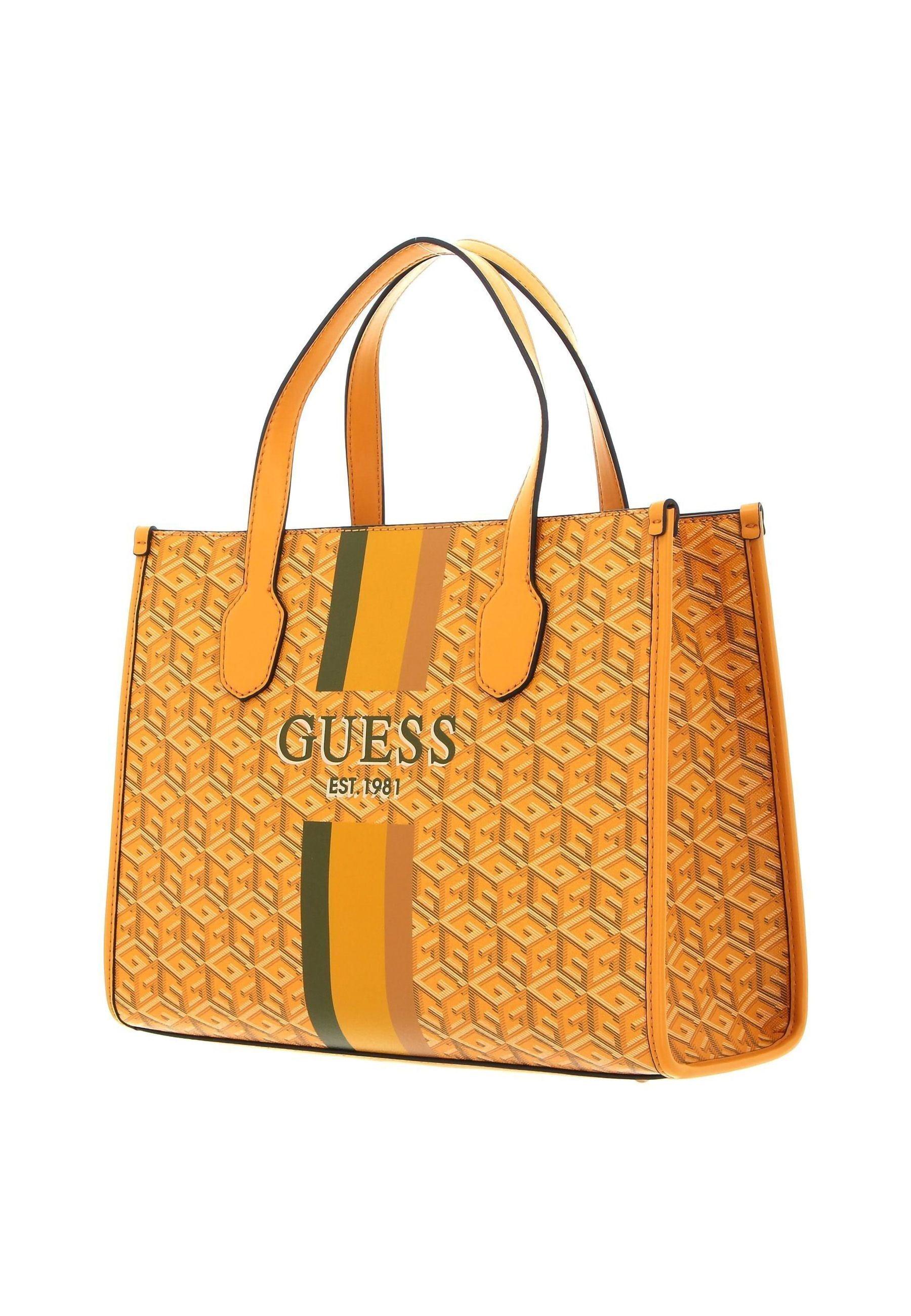 GUESS Silvana Borsa Tote Yellow Logo SC866522 - Sandrini Calzature e Abbigliamento
