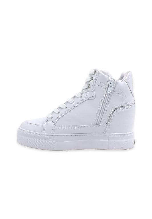 GUESS Sneaker Alta Donna White FL5ALAELE12 - Sandrini Calzature e Abbigliamento