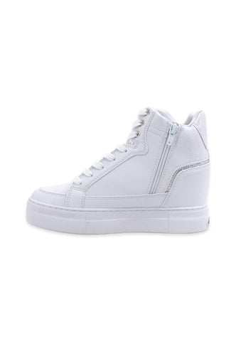 GUESS Sneaker Alta Donna White FL5ALAELE12 - Sandrini Calzature e Abbigliamento