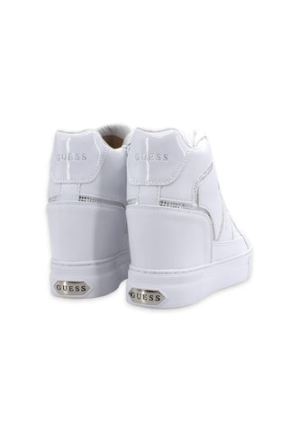 GUESS Sneaker Alta Donna White FL5ALAELE12 - Sandrini Calzature e Abbigliamento