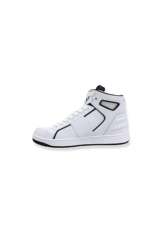 GUESS Sneaker Basket Donna White FL7BSQLEA - Sandrini Calzature e Abbigliamento