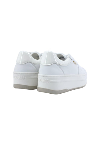 GUESS Sneaker Basket Ox Donna White FL8LFELEA12 - Sandrini Calzature e Abbigliamento