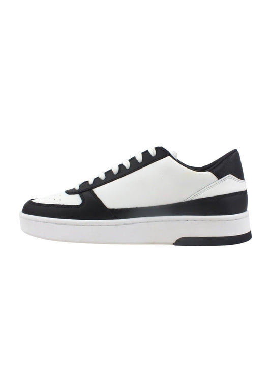 GUESS Sneaker Basket Ox Uomo White Black FM7SILLEA12 - Sandrini Calzature e Abbigliamento