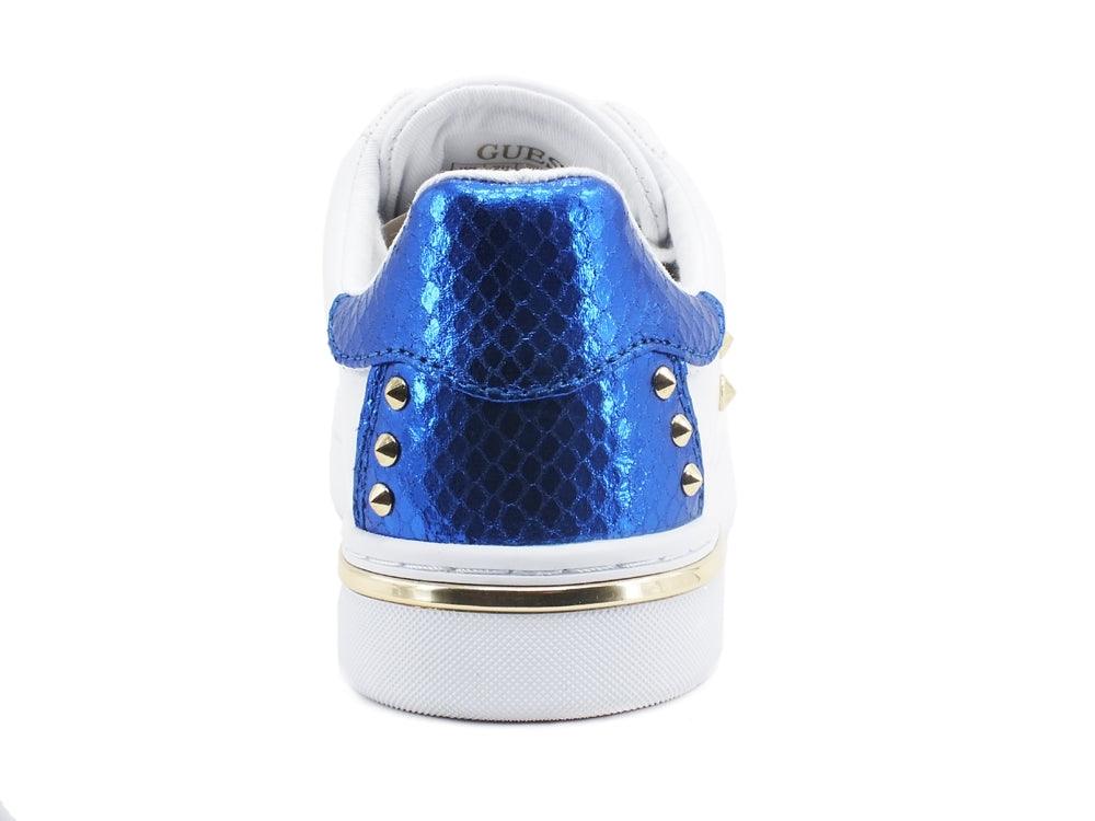 GUESS Sneaker Borchie Inserti Cocco White Fuxia Blu FL5LATELE12 - Sandrini Calzature e Abbigliamento