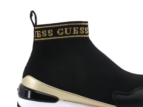 GUESS Sneaker Calzino Logo Black Brown FL7SLZFAB12 - Sandrini Calzature e Abbigliamento