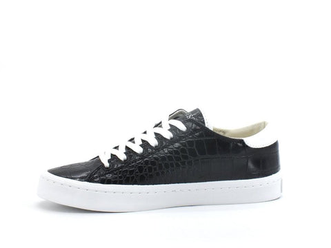 GUESS Sneaker Cocco Retro Black White FL5ESTPEL12 - Sandrini Calzature e Abbigliamento