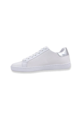 GUESS Sneaker Donna Bande Lamè White Silver FL6JBBLEA12 - Sandrini Calzature e Abbigliamento