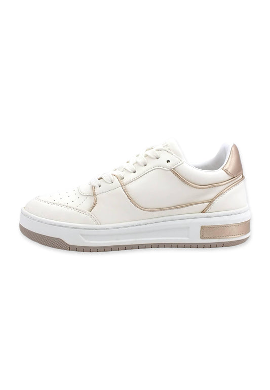 GUESS Sneaker Donna Bicolor White Gold FL8TKYSMA12 - Sandrini Calzature e Abbigliamento