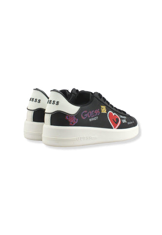 GUESS Sneaker Donna Graffitti Laterali Black FL6R2KLEP12 - Sandrini Calzature e Abbigliamento