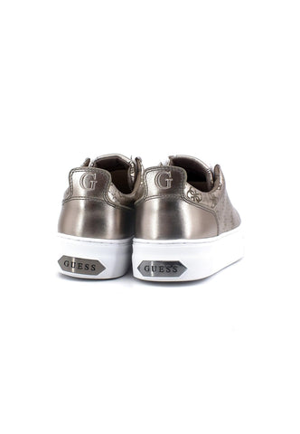 GUESS Sneaker Donna Lamè Oro Pewter FL7GNLFAL12 - Sandrini Calzature e Abbigliamento