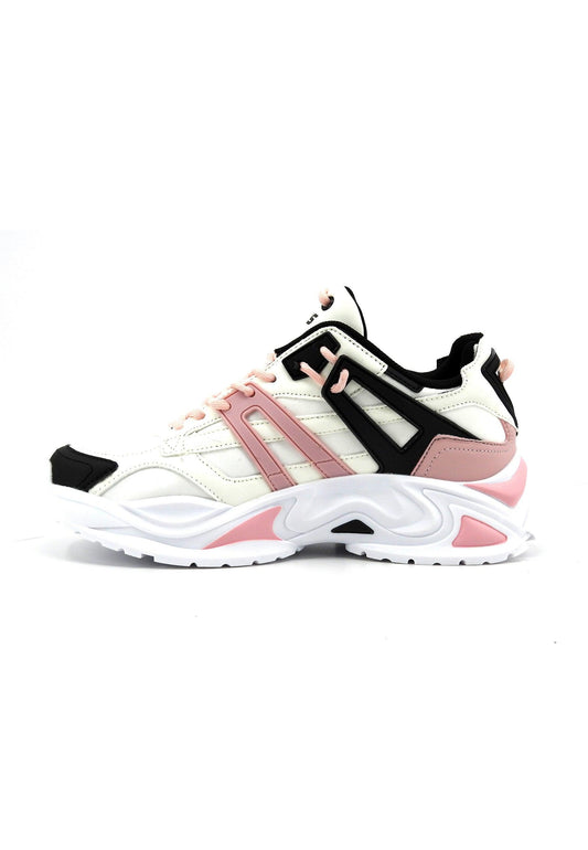 GUESS Sneaker Donna Pink White Fantasia FLJBLLELE12 - Sandrini Calzature e Abbigliamento