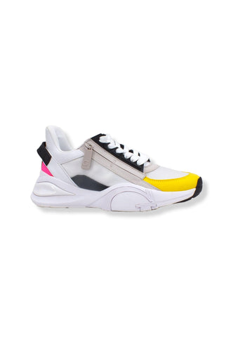 GUESS Sneaker Donna Running Suede Nylon White Yellow FL6B2LFAL12 - Sandrini Calzature e Abbigliamento