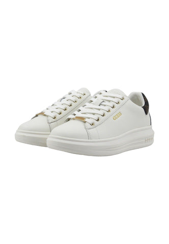 GUESS Sneaker Donna White Brown FL8VIBLEA12 - Sandrini Calzature e Abbigliamento