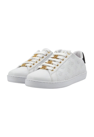 GUESS Sneaker Donna White Brown FLJROSELE12 - Sandrini Calzature e Abbigliamento