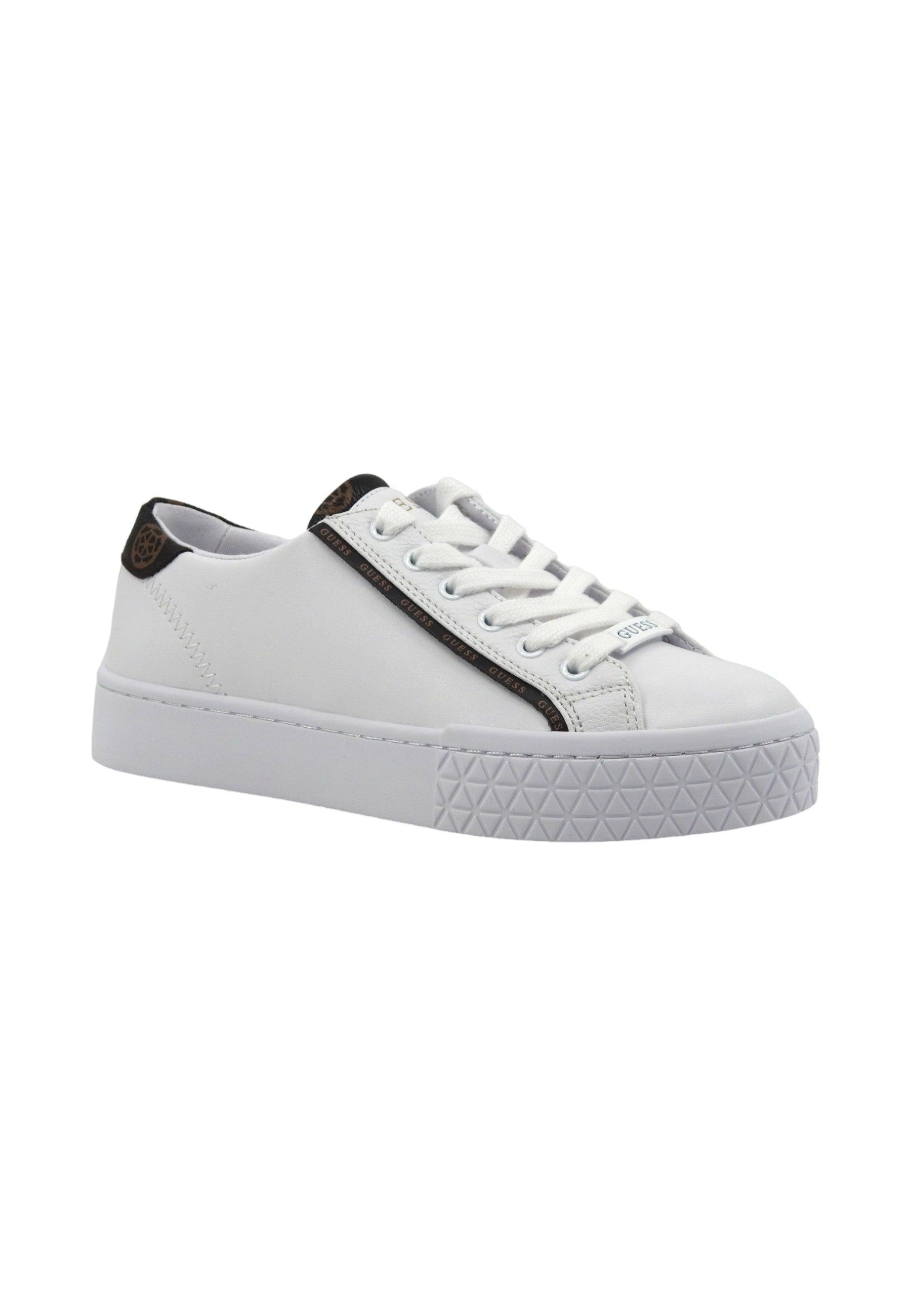 GUESS Sneaker Donna White FLJPR6ELE12 - Sandrini Calzature e Abbigliamento