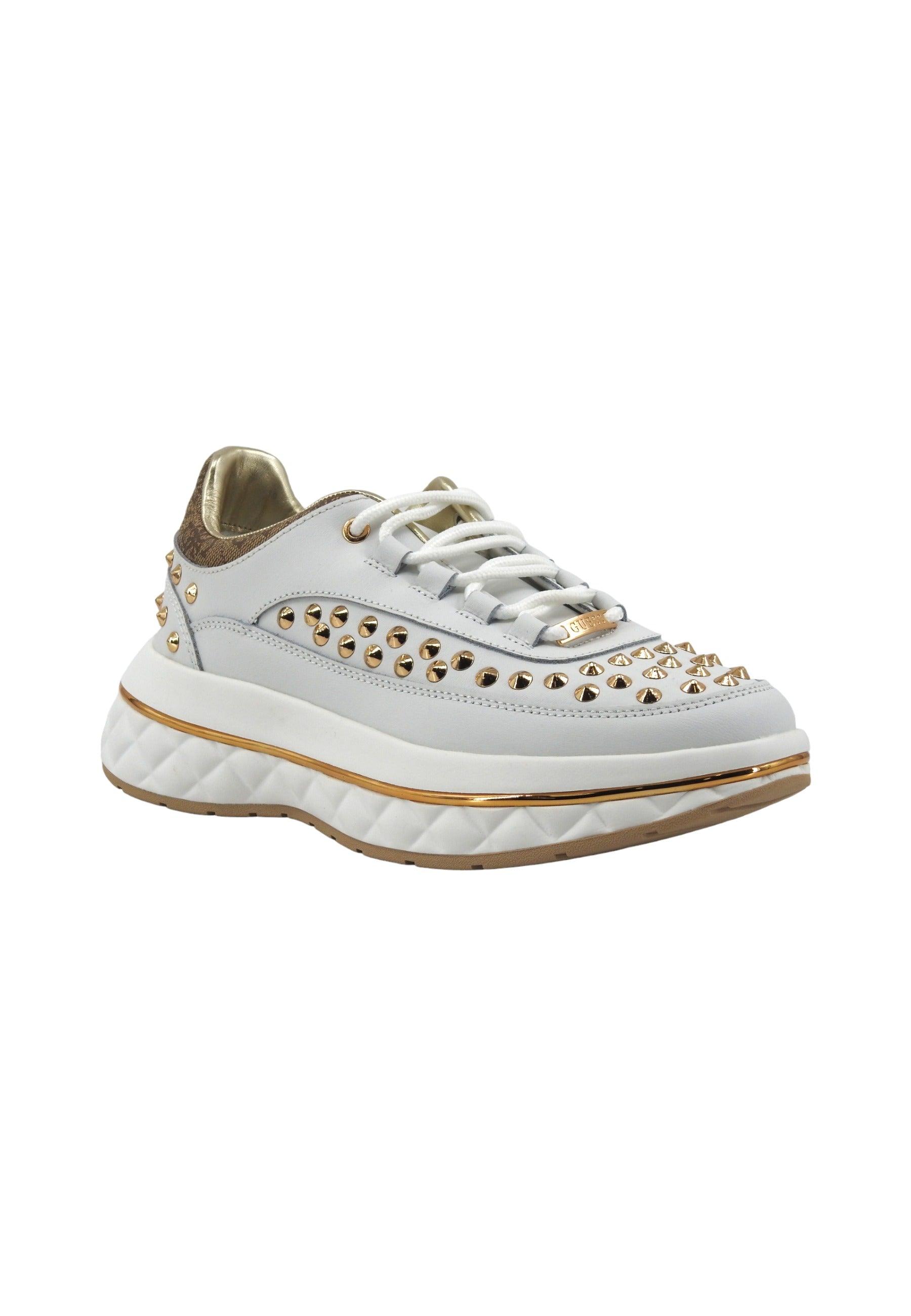 GUESS Sneaker Donna White FLPKYRLEM12 - Sandrini Calzature e Abbigliamento