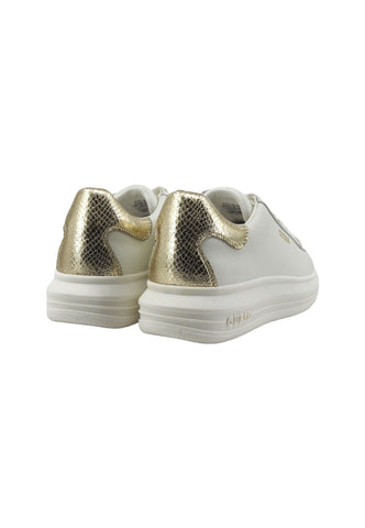 GUESS Sneaker Donna White Gold FL8VIBLEA12 - Sandrini Calzature e Abbigliamento