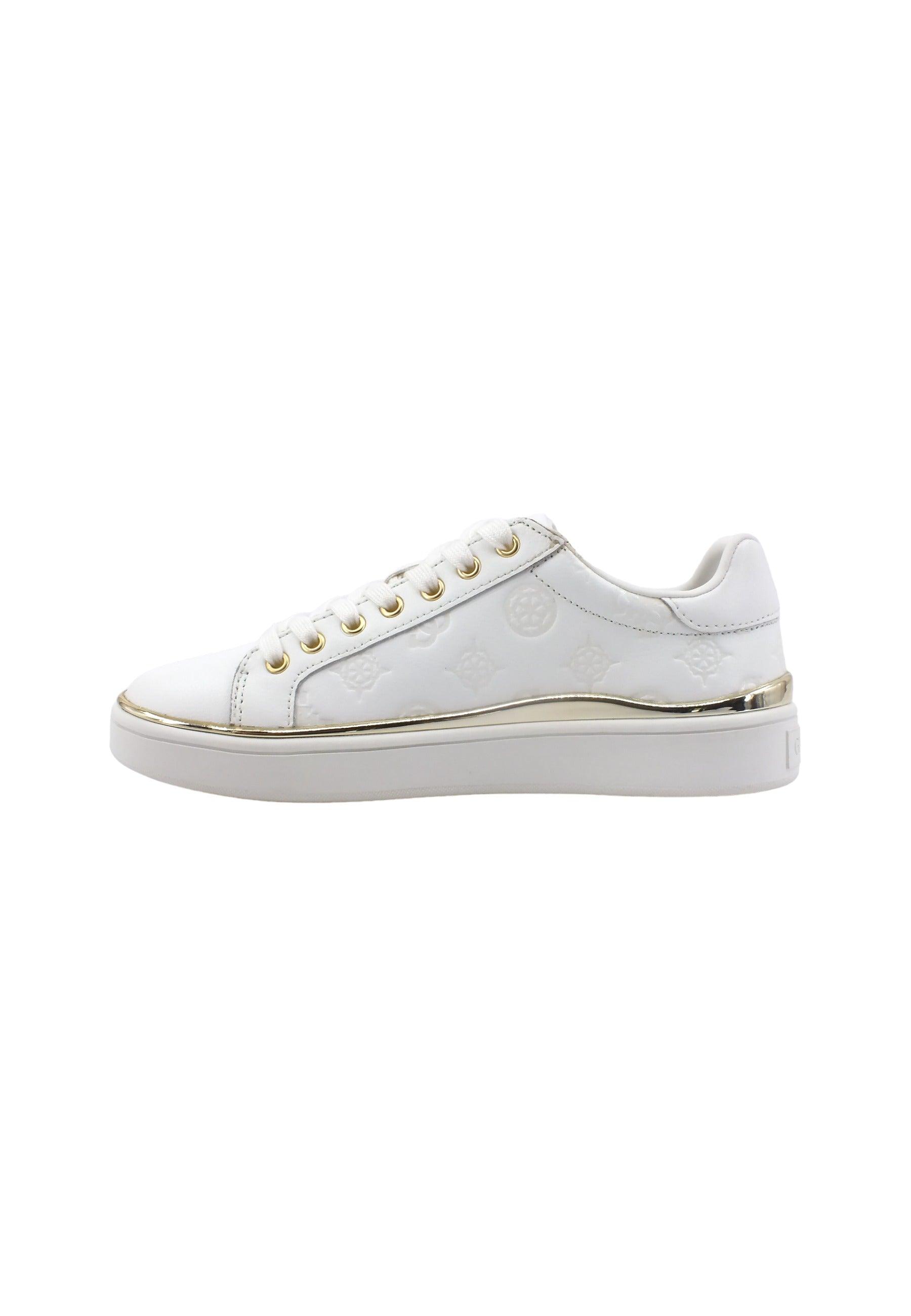 GUESS Sneaker Donna White Metal FL7BNNFAL12 - Sandrini Calzature e Abbigliamento