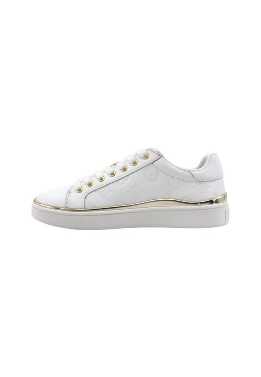 GUESS Sneaker Donna White Metal FL7BNNFAL12 - Sandrini Calzature e Abbigliamento