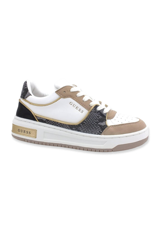 GUESS Sneaker Donna White Roccia FL8TKYSMR12 - Sandrini Calzature e Abbigliamento