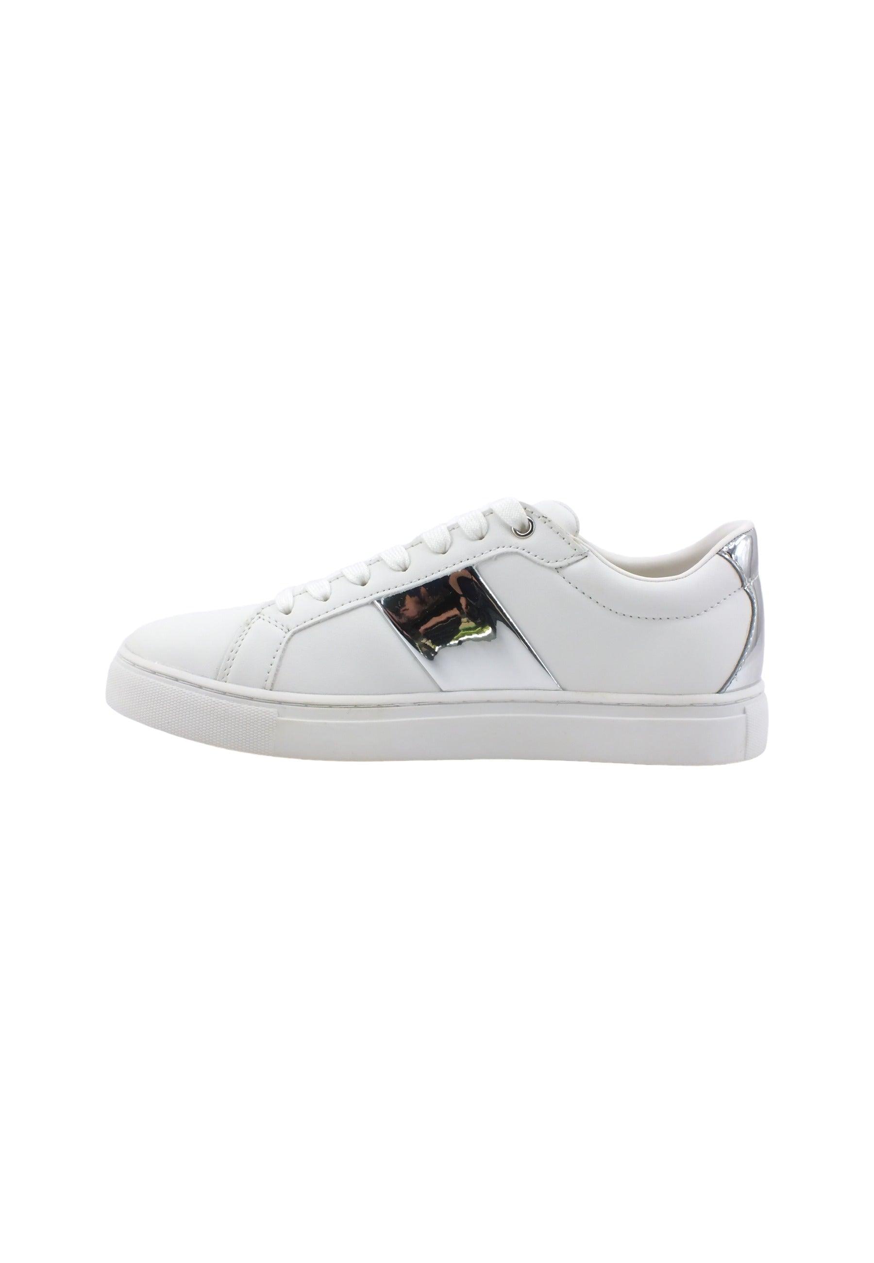 GUESS Sneaker Donna White Silver FL7TODELE12 - Sandrini Calzature e Abbigliamento