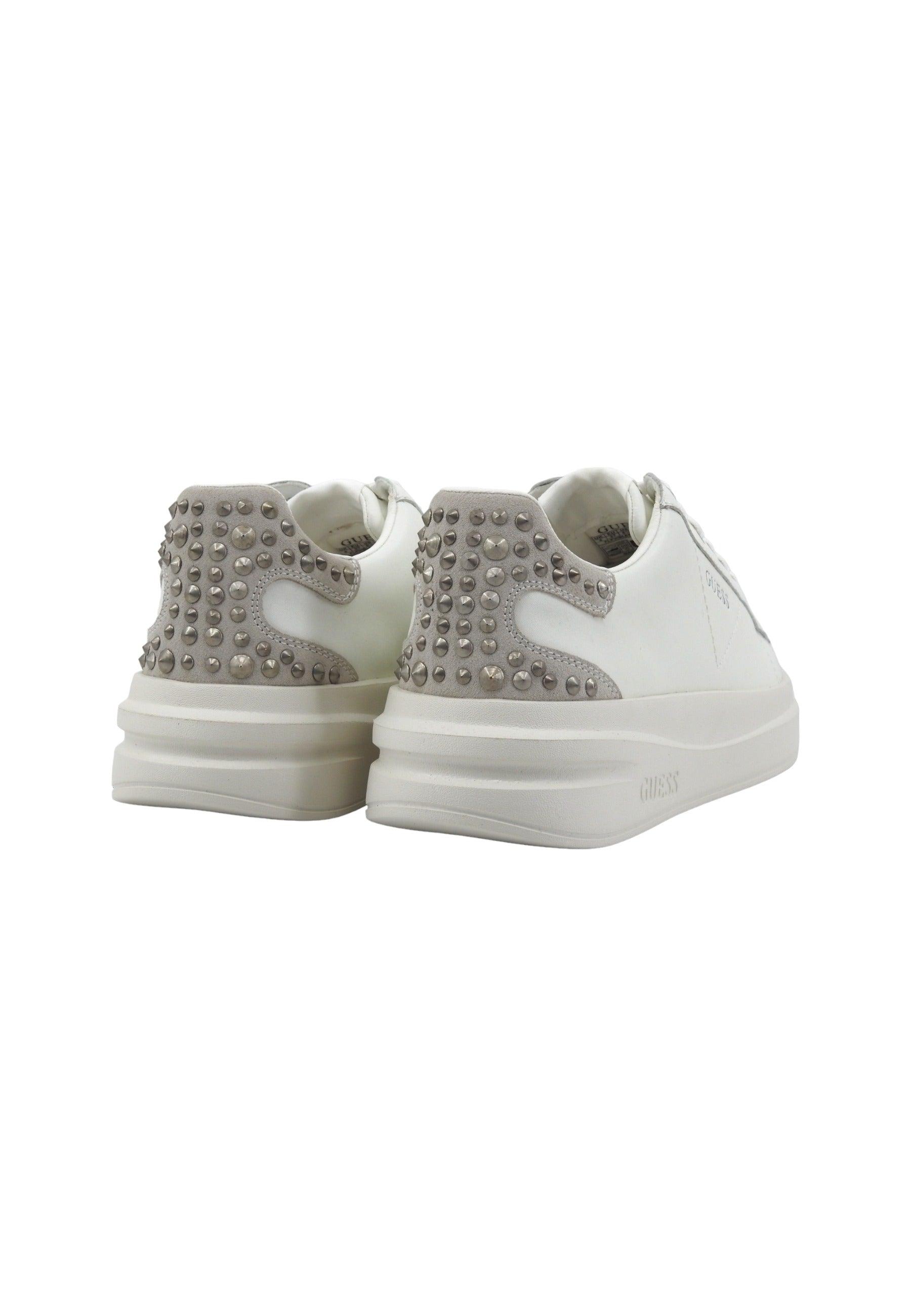 GUESS Sneaker Donna White SIlver FLPVIBLEP12 - Sandrini Calzature e Abbigliamento