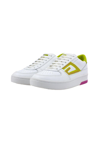 GUESS Sneaker Donna White Yellow FL7SILLEA12 - Sandrini Calzature e Abbigliamento