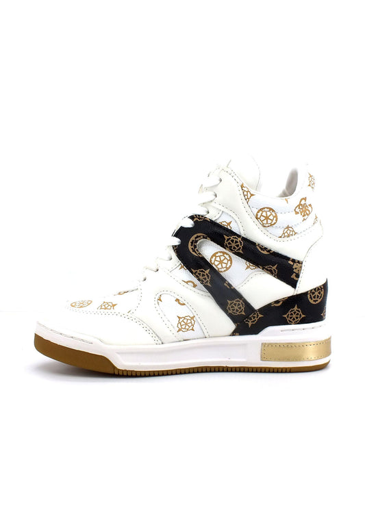 GUESS Sneaker Hi Donna White FL5LISFAL12 - Sandrini Calzature e Abbigliamento