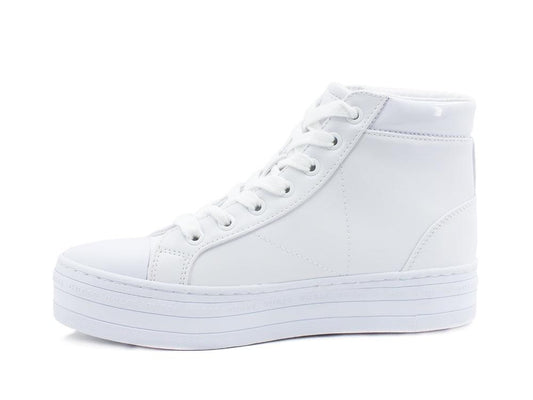 GUESS Sneaker Hi Pelle White FL5BS3ELE12 - Sandrini Calzature e Abbigliamento