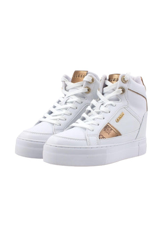 GUESS Sneaker Hi Platform Donna White FL7FRIELE12 - Sandrini Calzature e Abbigliamento