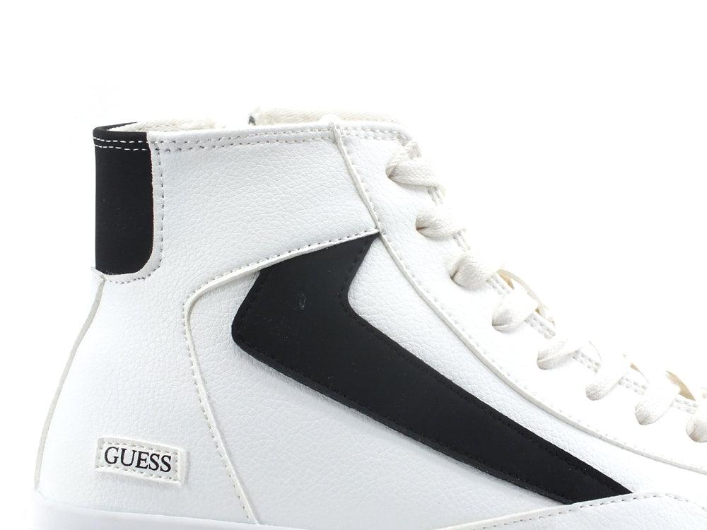 GUESS Sneaker Hi Retro Bicolor White Black FM5EHIELE12 - Sandrini Calzature e Abbigliamento