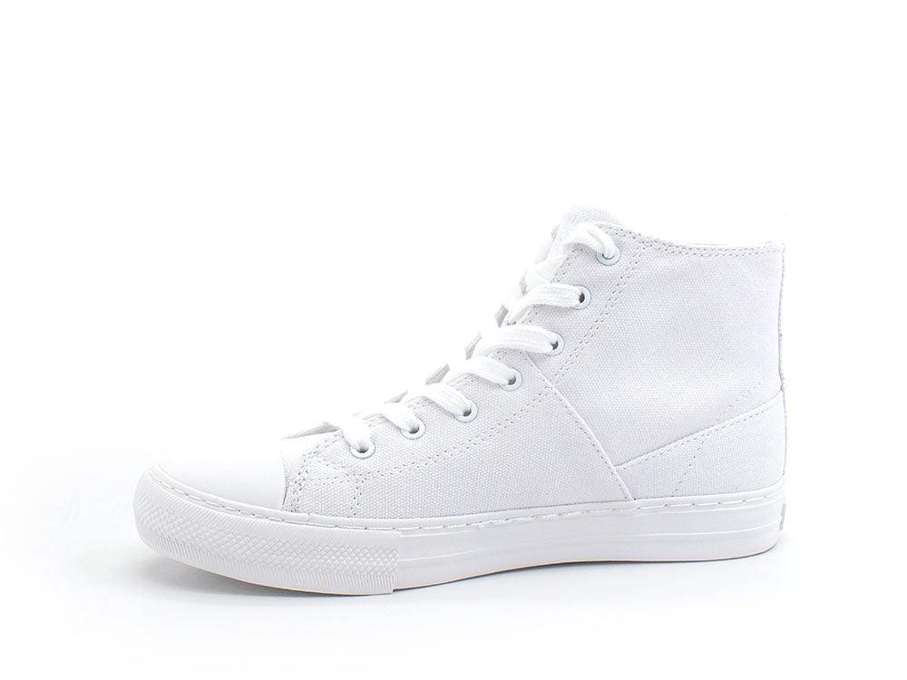GUESS Sneaker Hi Text Logo White FL6PZEFAB12 - Sandrini Calzature e Abbigliamento