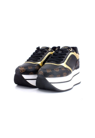 GUESS Sneaker High Platform Donna Black Brown FL7CMRFAL12 - Sandrini Calzature e Abbigliamento