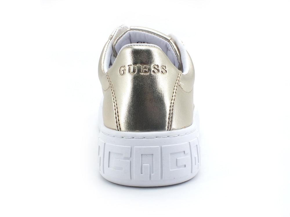 GUESS Sneaker Laminata Logo Platino FL5INTLEM12 - Sandrini Calzature e Abbigliamento