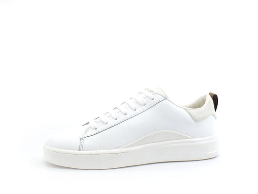 GUESS Sneaker Leather Logo White FM6VERLEA12 - Sandrini Calzature e Abbigliamento