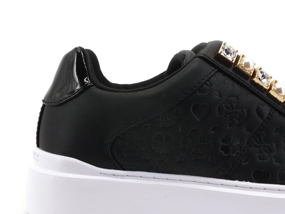 GUESS Sneaker Loghi Borchie Black FL8HAYFAL12 - Sandrini Calzature e Abbigliamento