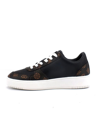 GUESS Sneaker Loghi Donna Black Brown FL8SIDFAL12 - Sandrini Calzature e Abbigliamento