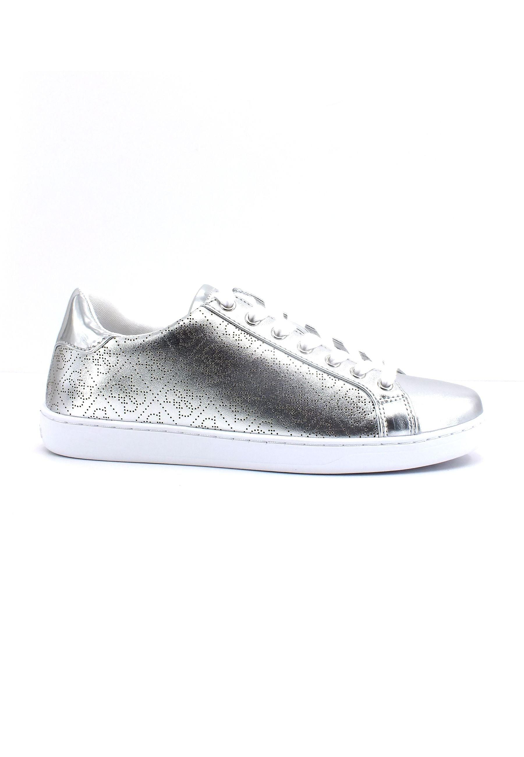 GUESS Sneaker Loghi Donna Silver FL5RS8ELE12 - Sandrini Calzature e Abbigliamento