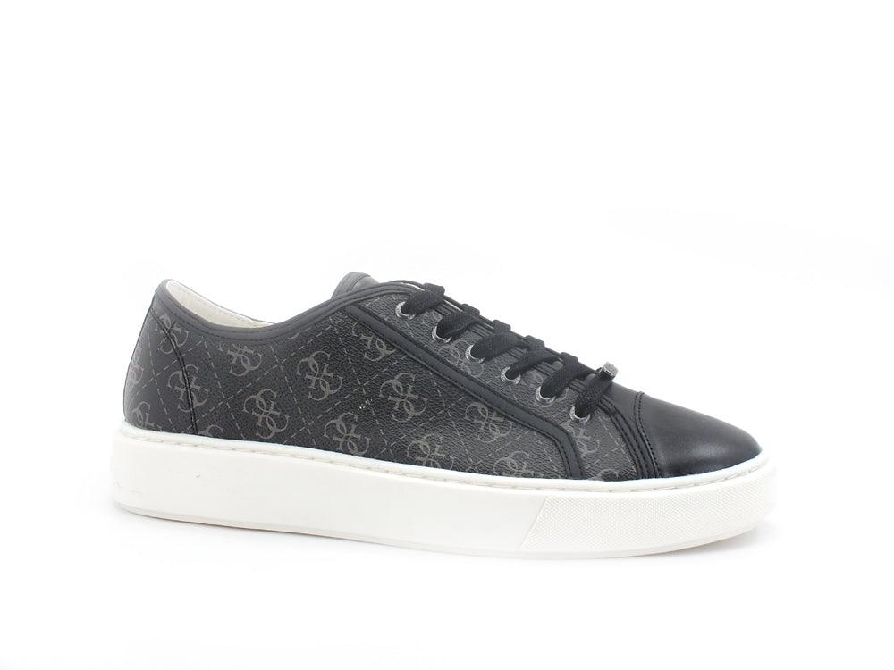 GUESS Sneaker Loghi Printed Leather Coal FM5VCUELE12 - Sandrini Calzature e Abbigliamento