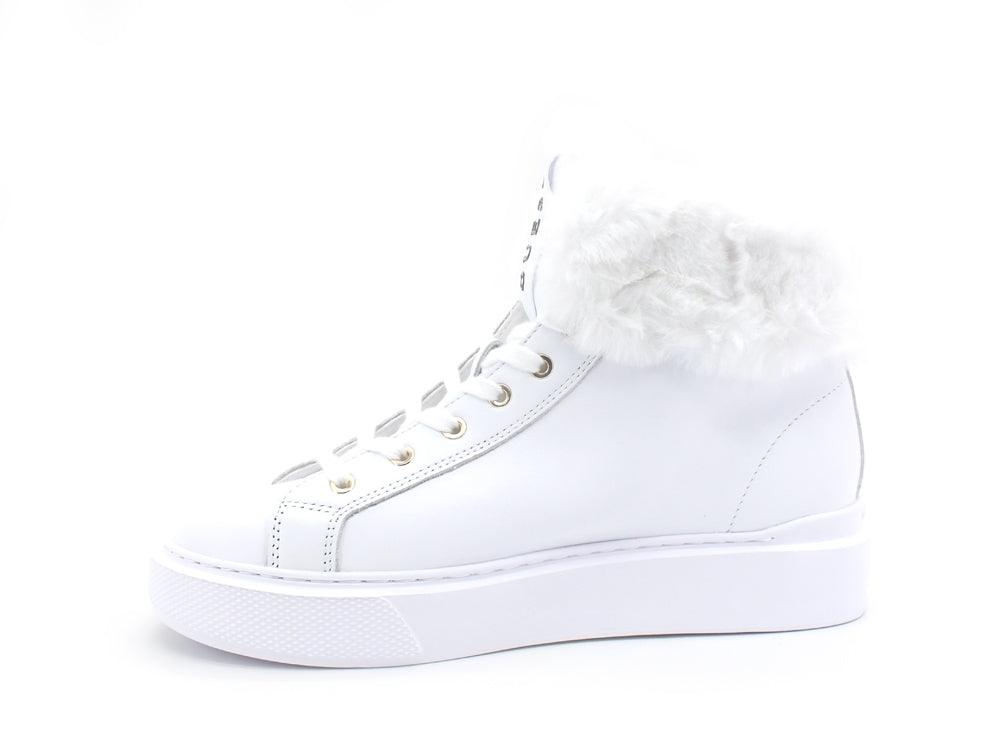 GUESS Sneaker Mid Platform Pelo White FL8HISLEA12 - Sandrini Calzature e Abbigliamento