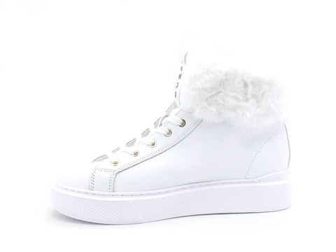 GUESS Sneaker Mid Platform Pelo White FL8HISLEA12 - Sandrini Calzature e Abbigliamento
