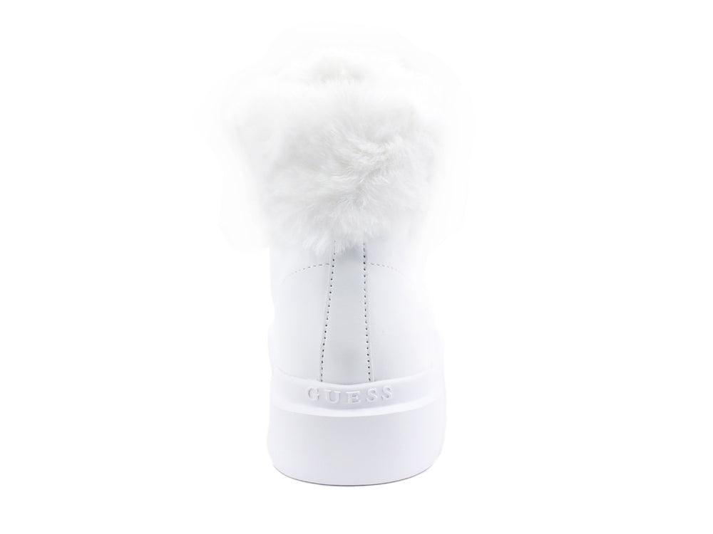 GUESS Sneaker Mid Platform Pelo White FL8HISLEA12 - Sandrini Calzature e Abbigliamento