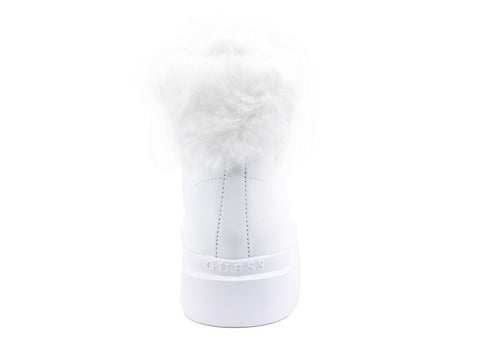 GUESS Sneaker Mid Platform Pelo White FL8HISLEA12 - Sandrini Calzature e Abbigliamento